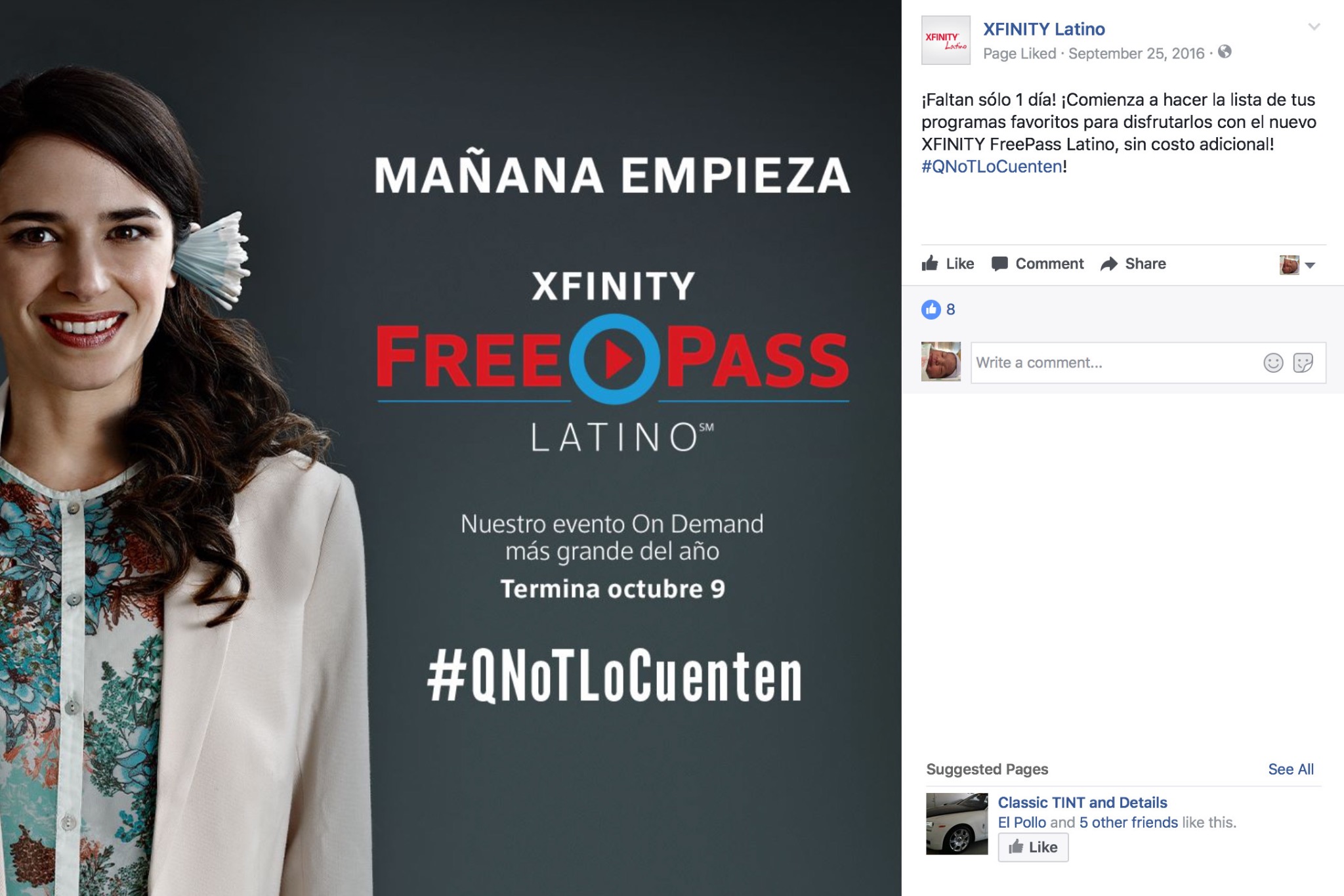 FreePass Latino social launch announcement
