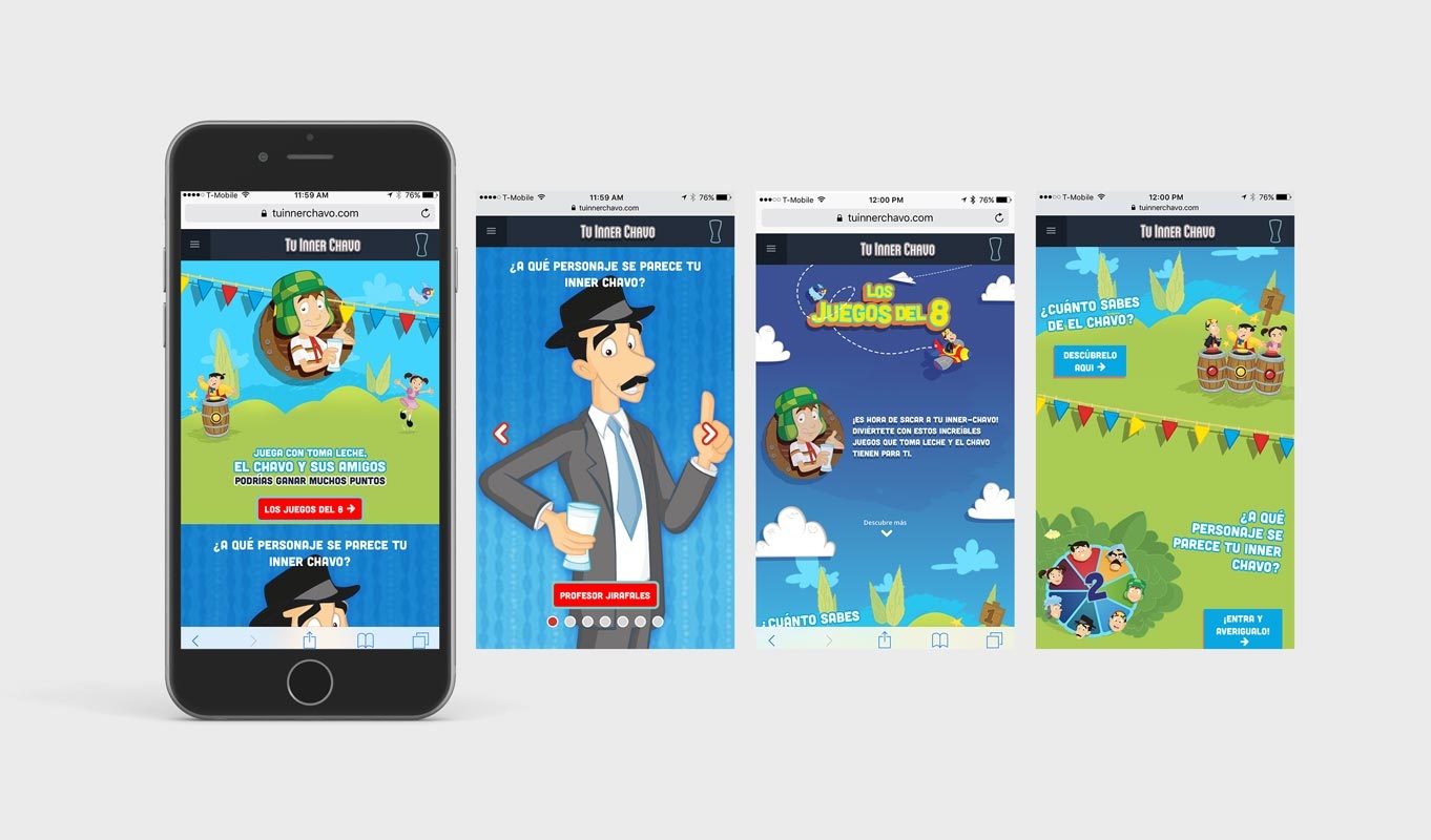 Tu Inner Chavo interactive mobile experience